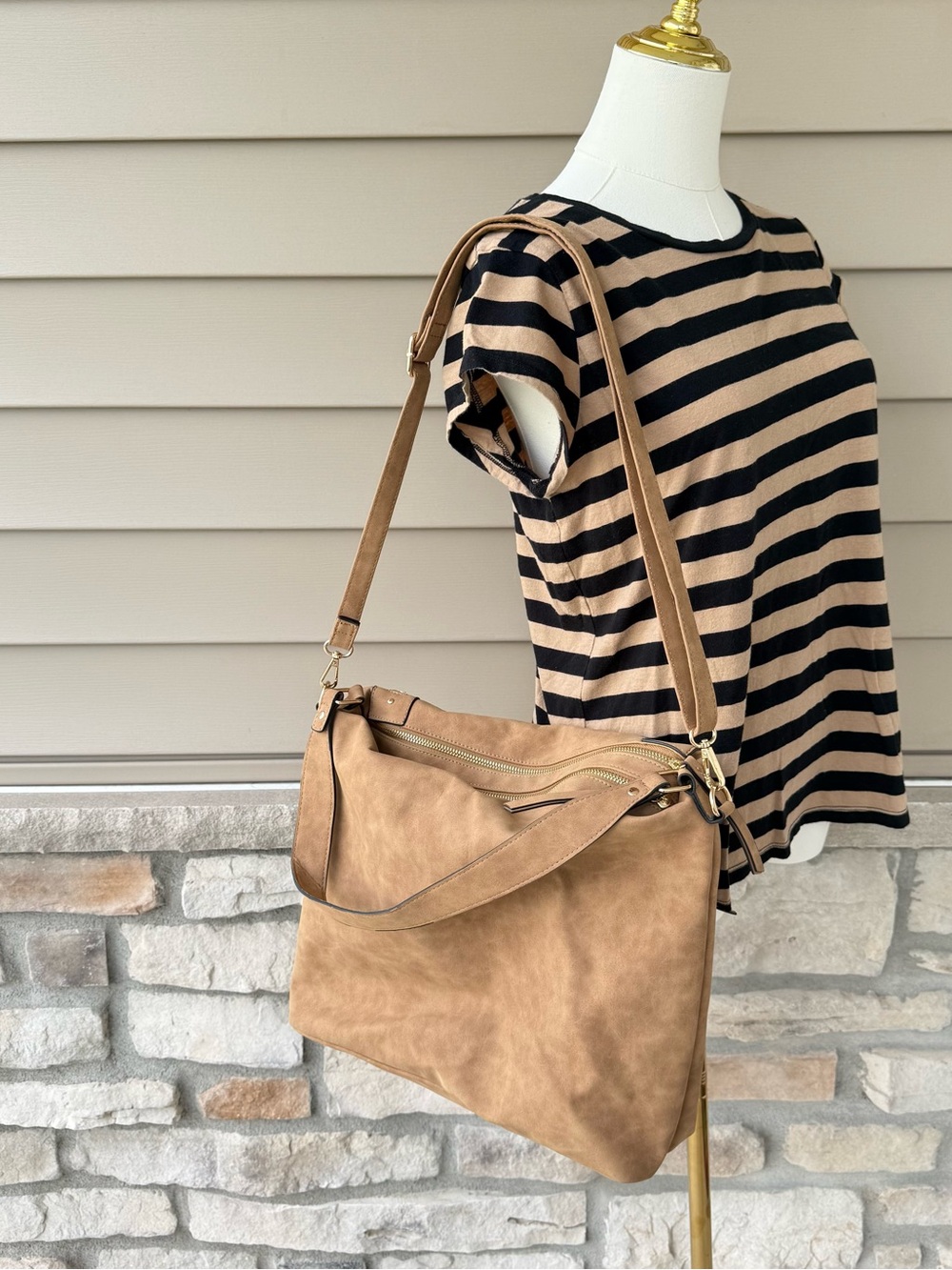 BUNDLE✨Neutral Tan Everyday Shoulder Bag - Versatile Women’s Crossbody